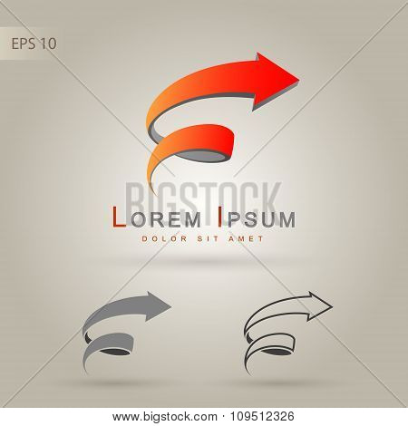 Design Element With Arrow
