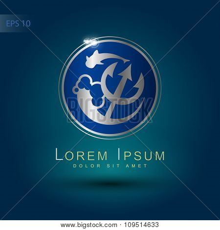 Design Element With Trident