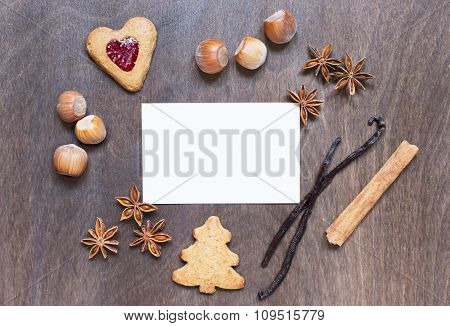 Card With Cookies