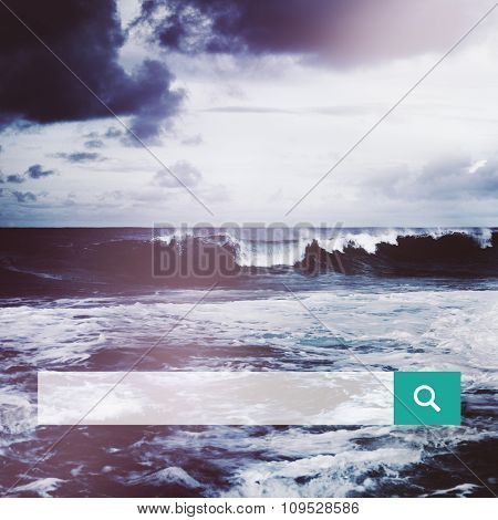 Search Box Web Page Searching Networking Browsing Concept