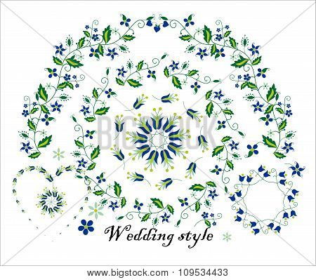 Floral ornament for wedding decoration