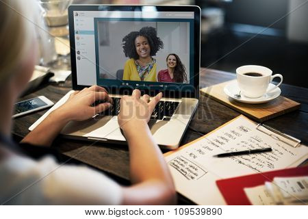 Video Call Facetime Chatting Communication Concept