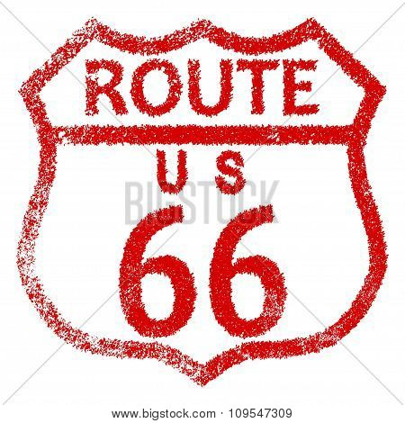 Route 66 Stamp