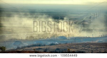 Morning Seen From Over The Village