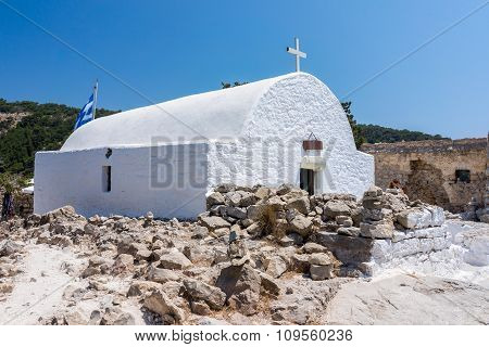 Chapel At Monolithos Castle