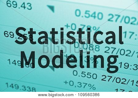 Statistical modeling