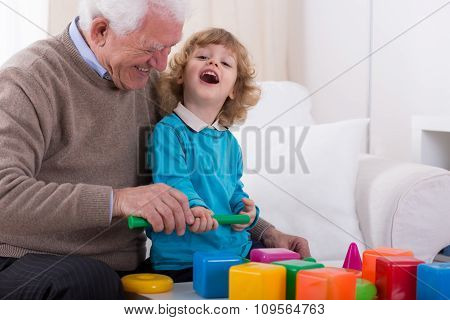 Laughing With Granddad