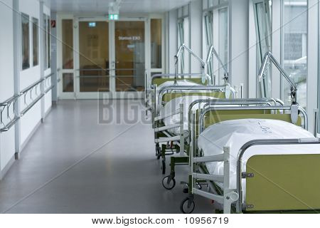 Medical sairaalan käytävällä huone