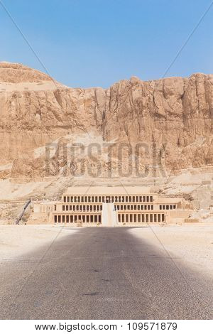 The temple of Hatshepsut near Luxor in Egypt