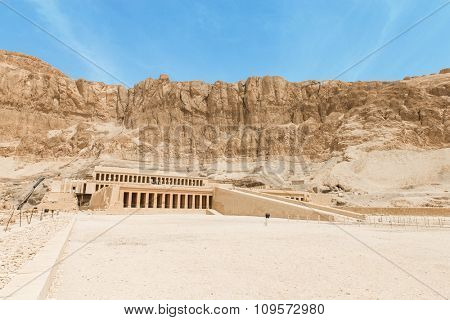 The temple of Hatshepsut near Luxor in Egypt