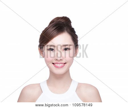 Beautiful Skin Care Woman Face