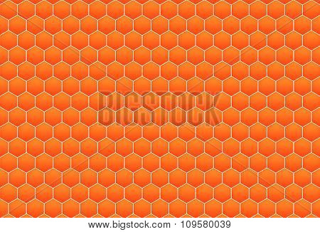 Honeycomb Pattern Background For Web Design.