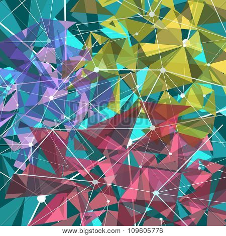 Abstract Backgroud With Triangles