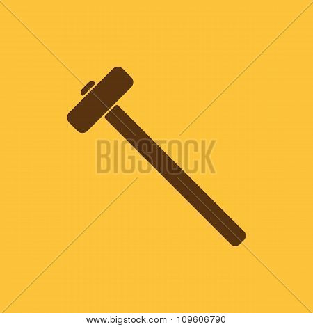 The sledgehammer icon. Sledgehammer symbol.