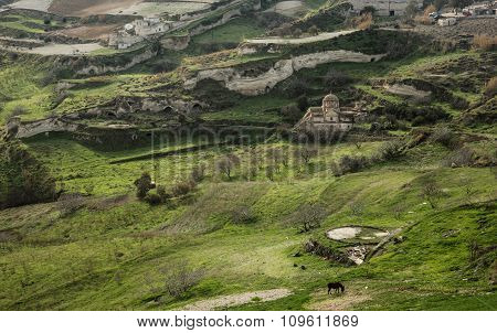 On The Slope Of The Hills, Pyrgos, Santorini, Greece