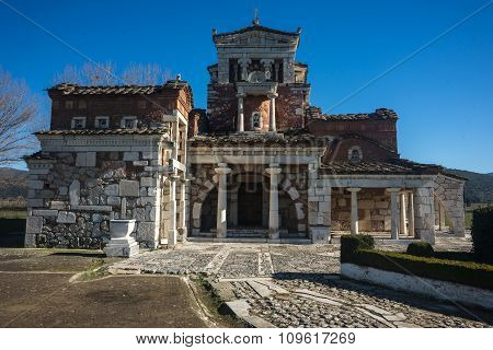 Church At Ancient Mantineia, Arcadia, Peloponnese, Greece