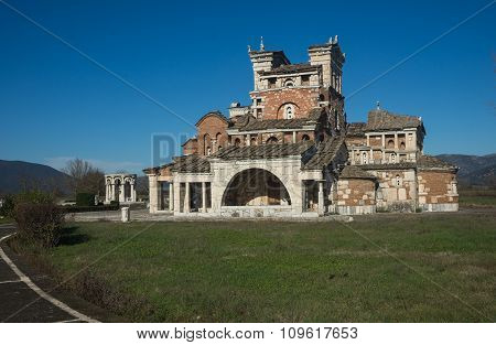 Church At Ancient Mantineia, Arcadia, Peloponnese, Greece