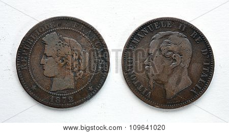 old copper coins