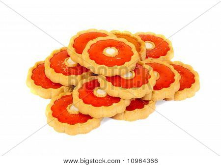 Cookie mit Frucht-Bonbons