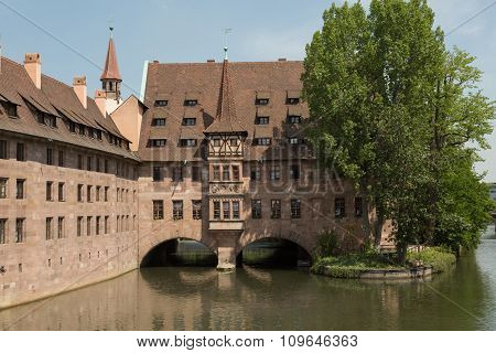 building on the River Pegnitz