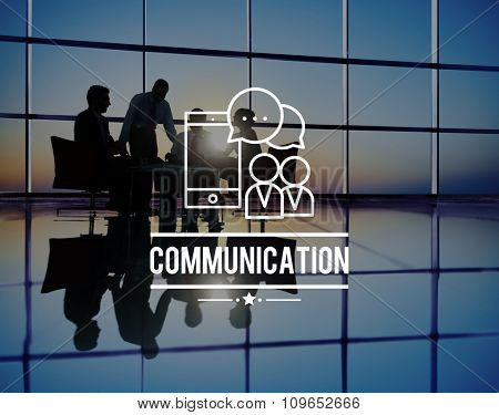 Global Communications Connection Discussion Interaction Concept