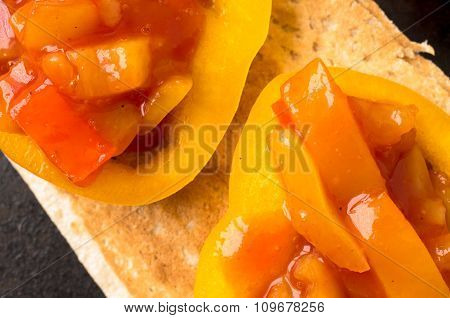 Letcho On Pita Bread