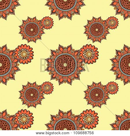 Vector Seamless Floral Pattern.