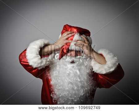 Frustrated Santa Claus