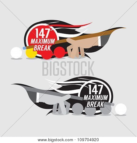 147 Maximum Break Badge Design.