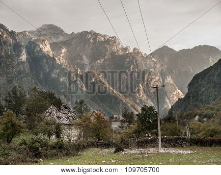 Collapsing House In Theth