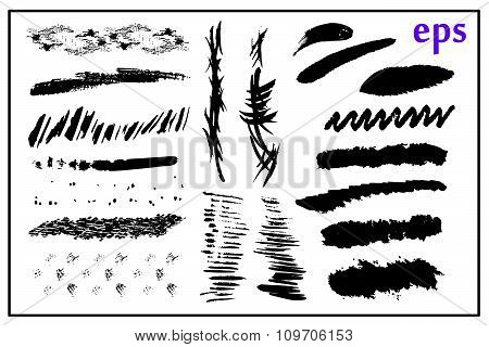 Brush Strokes, Texture And Grunge