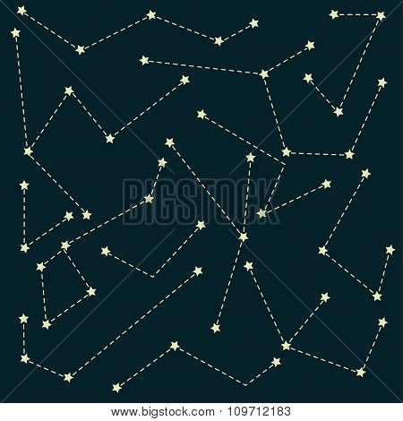 Background of constellations