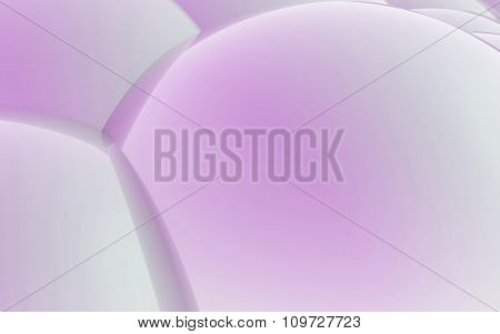 3D Pink Abstract Spheres Background