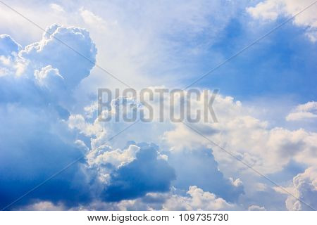 Dramatic Sky With Stormy Clouds