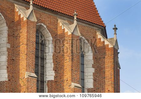 Poland, Krakow, Kazimierz, East End Of Corpus Christi Gothic Church