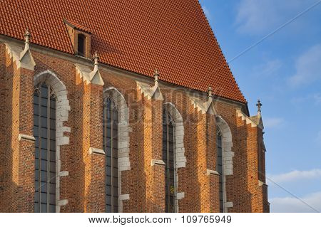 Poland, Kraków, Kazimierz, East End Of Corpus Christi Gothic Church