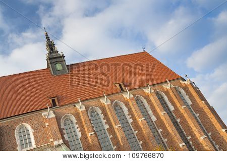 Poland, Krakow, Kazimierz, East End Of Corpus Christi Gothic Church