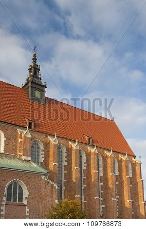 Poland, Kraków, Kazimierz, Nave Of Corpus Christi Gothic Church