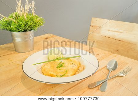 Pad Thai, Stir-fried Rice Noodles With Egg