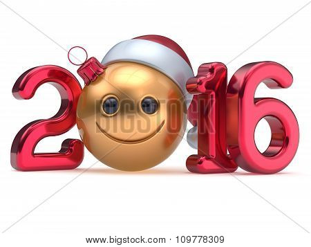 New 2016 Year's Eve Calendar Date Smiley Face Emoticon