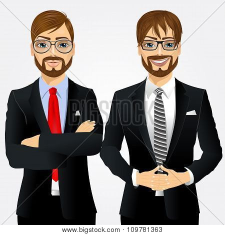two young businessmen