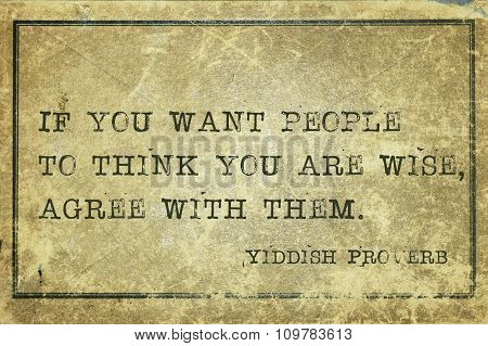Agree To Wise Yp