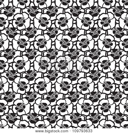 Black and White Seamless Pattern