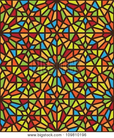 Vector abstract geometric ethnic ornament