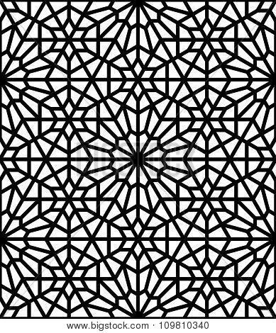 Vector abstract geometric ethnic ornament
