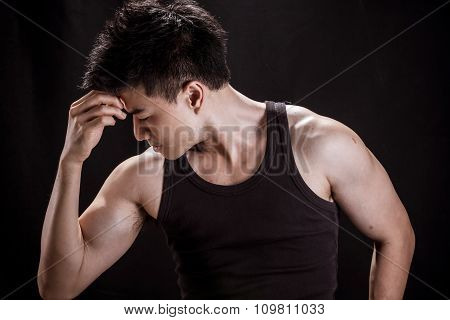 Fitness Level Young Man