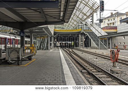 Train Station in Chur, Switzerland