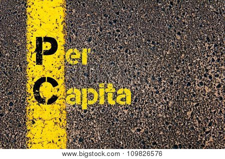 Accounting Business Acronym Pc Per Capita