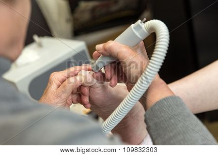 A Podiatrist At Home Visit