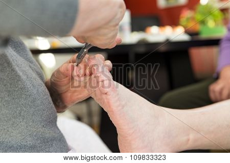 Home Visit Of The Chiropodist